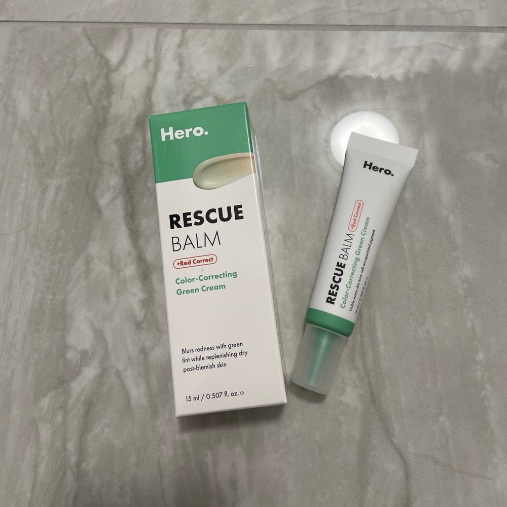 NEW Hero Cosmetics Color Correcting Green Cream